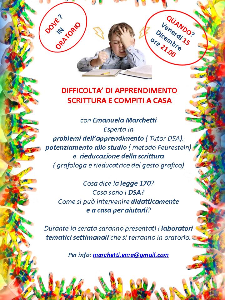 incontro scuola venerdì 15