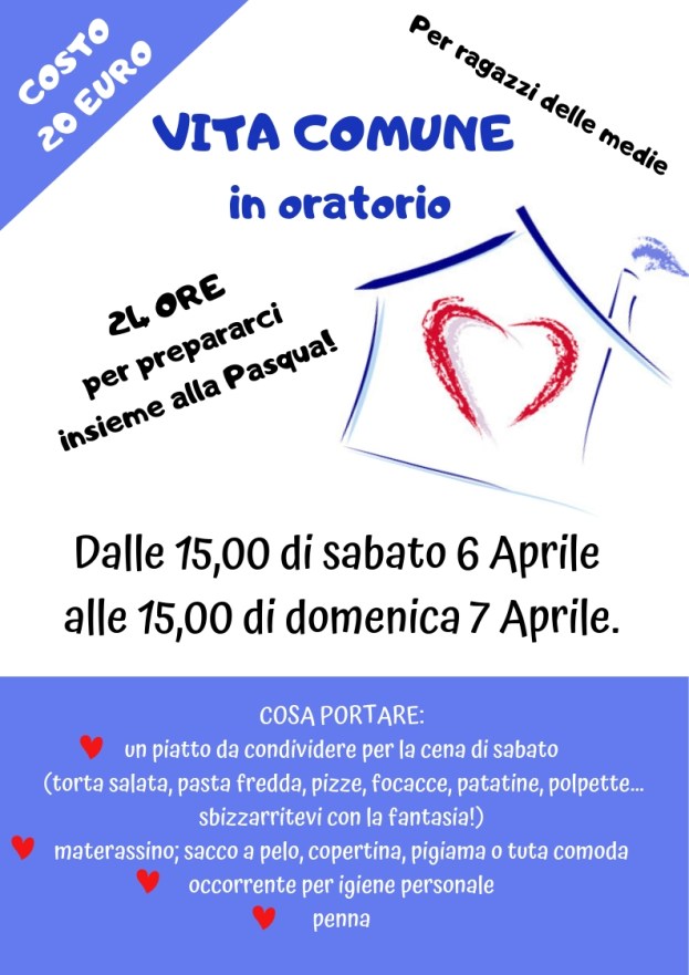 VITA COMUNE in oratorio JPG